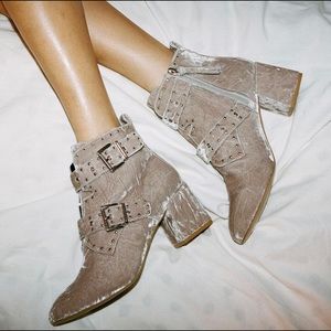 Suede Rebecca Minkoff booties